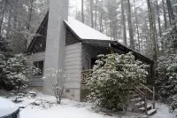 Secluded-Log Cabin-in town Cashiers-Pet Friendly