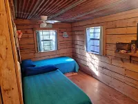 Cici's one bedroom cabin at Bluegill Lake Cabins