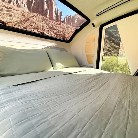 Red Rock Base Camps Teardrop Trailer #3. Take your hotel room outside!