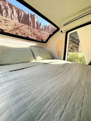 Red Rock Base Camps Teardrop Trailer #3. Take your hotel room outside!