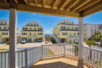 Luxurious Oceanfront B home w/pool, elevator, 6BR, steps to the sand and surf