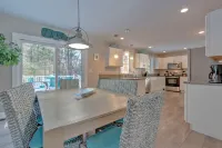 Spacious Backyard with Firepit and Luxurious Outdoor Shower - Modern Serenity