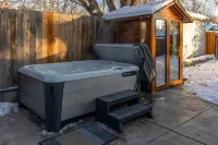 Private Backyard with Hot Tub and Sauna - Charming Retreat