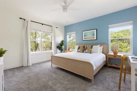 Vilano Fairway Beach Home + Hot Tub, Firepit Near the Water, Gulf Oasis