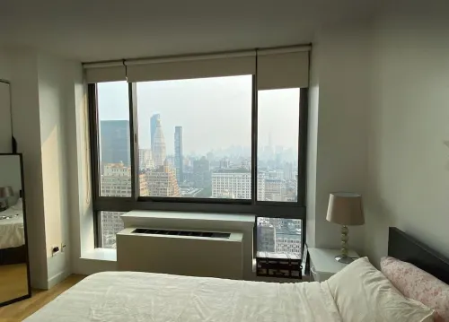 Skyline Views from a Luxe High Rise in NYC