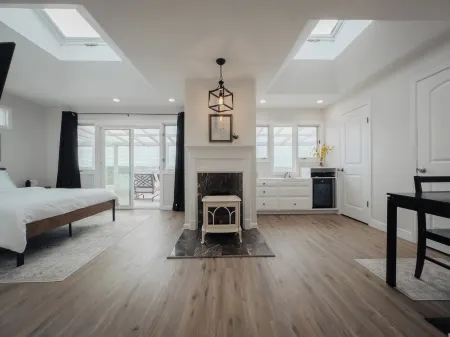 Serene river view & beach walk, near Monterey Aquarium, Laguna Seca, Santa Cruz