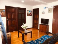 Warm and cozy apartment for up to four people.