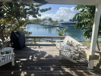 Big Yellow House with Dock on Deep Water Canal and Dock Power Available Hotels in Great Abaco