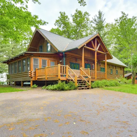 Lakefront Cabin w/ Sauna & Dock in Webster!