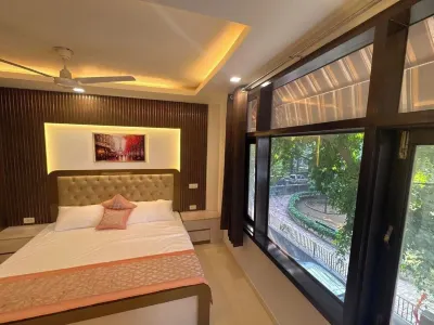 Ashoka Homes-Stylish-2 BHK apartment in lajpat nagar New Delhi with AC, WiFi Hotels in Lajpat Nagar