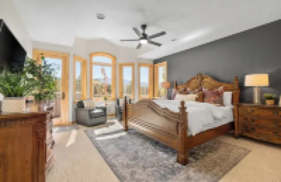 Luxury Keystone Riverfront House w/ Hot Tub, Mountain Views, Golf & Ski Access