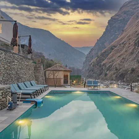 Echor Palm Bliss Riverside Resort & Spa Kasol