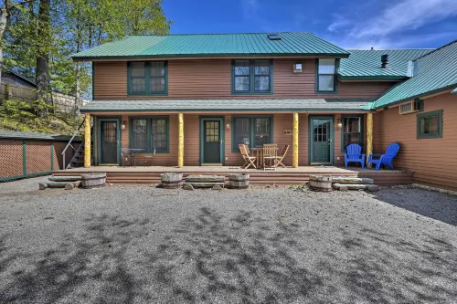 Townhome w/ Deck: Walk to Mirror Lake & Main St! - Beach