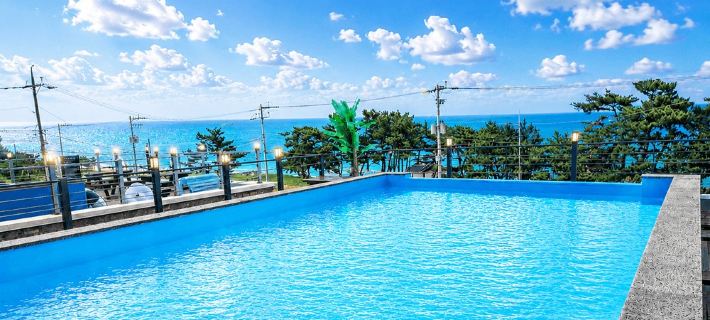 Gangneung Merview Oceanview Spapension 江陵市のホテル