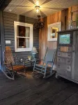 Coltsfoot Cottage nestled in the foothills of the Appalachian Mountains.