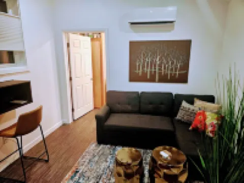 Downtown Stay at the Red Tiny Twin!