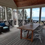 Beach Breeze-Lakefront Home-Private Beach-Porch-Deck-Firepit-5Br Ensuite-Hot Tub - 4-Star