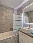 Duplex just steps from the city center featuring a balcony and panoramic views
