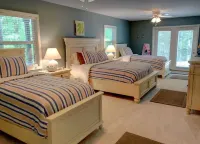 Lakefront. Spectacular Mountain and Lake Views/Dock/Private Cove. Gentle Slope.