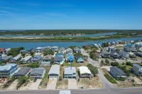 BEAUTIFUL Oak Island OCEAN VIEW home only steps to the BEACH and BOAT LAUNCH!