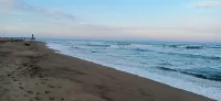 4-person air-conditioned apartment with direct beach access