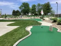 Enjoy golf course views with hot tub and fire pit.