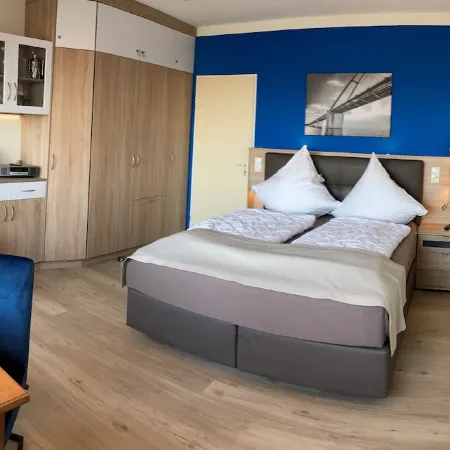 Your apartment with a wonderful panoramic view of the Burgtiefe marina