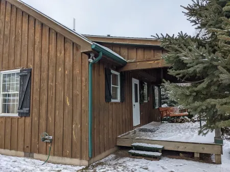 Countryside Cabin on  40 Private Acres Along Johnson Creek