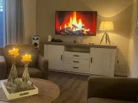 Vacation home Blanker Hans with sea view, beach chair, fireplace, sauna
