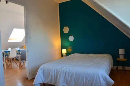 Wimereux: Beautiful bright 3-bedroom apartment with sea view