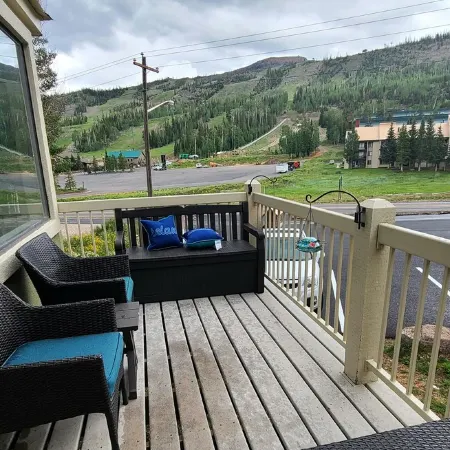 Brian Head Village Escape 4/3 with Ski Slope Views Across from the Lift Unit J-2