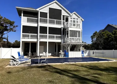 Ocean Palace -.3mi to beach, private pool, game room!