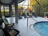 Tropical Escape- Heated Pool, Peloton, Pet Friendly 3 Bedroom/2 Full Bathrooms