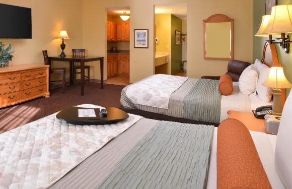 聖路易斯愛德華茲維爾鄉村壁爐套房酒店