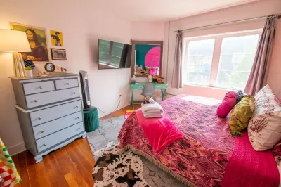 Downtown Rhinestone Cowboy Apartment. Creative fusion where LA meets Montana!