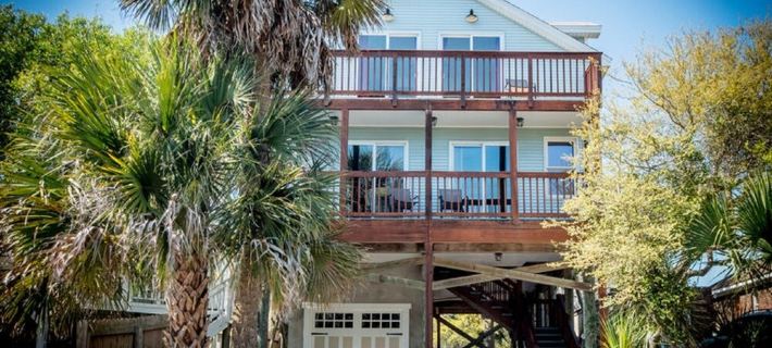 We Now Have an above Ground Pool Installed with Deck for You to Enjoy. Hotels in Folly Beach