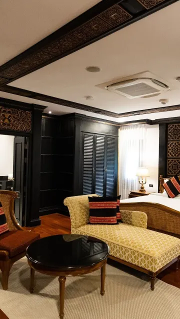 ห้องดีลักซ์ 1 ห้องนอน ห้ามสูบบุหรี่ พื้นที่สวน