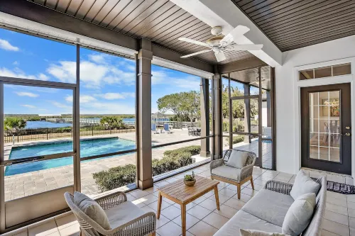 Waterfront Home w Patio Heated Pool Dock Beach Hotels in Crescent Beach