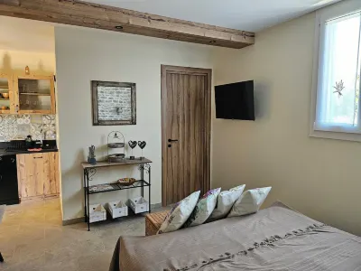 Studio Dans la Maison Avec Terasse et Jacuzzi Privatif Près de la Plage