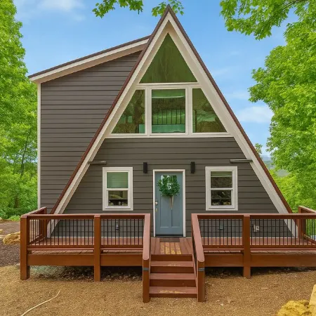Modern A-Frame Cabin - Brand New Construction - Stunning Sunset & Mountain Views