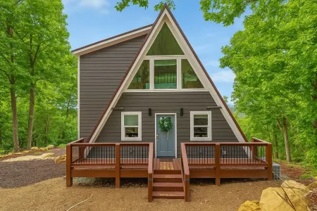 Modern A-Frame Cabin - Brand New Construction - Stunning Sunset & Mountain Views