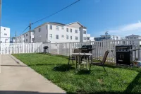 Small Dogs Allowed- Beach Block: Rooftop Deck & Private Balcony.  Voted Top 10 Hotels near Hereford Inlet Lighthouse