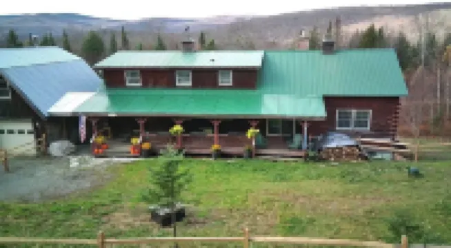 Dog Friendly Log Cabin + Wood Stove + Sauna + High Speed WiFi! 25 Min to Stowe!