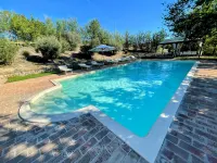 Detached Villa with Games Room, Pool, and Panoramic Views in San Damiano - Pools