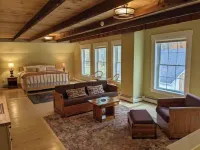 Large studio with private bath and kitchenette