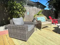 Mango Beach Retreat 3 Bedroom Fenced Backyard Patio Grill Firepit