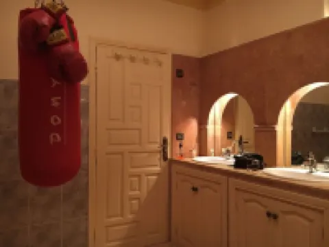 villa with pool by the sea