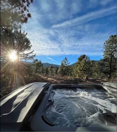 4bd AFrame Cabin with Hot Tub + 13,000ft Mountain Views + Hiking Close By