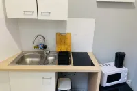 T1 bis for 3 people Private and separate kitchen bathroom