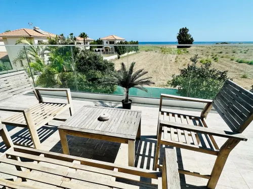 Villa with pool with sea view and 300m walk to the sea Bahçalar otelleri